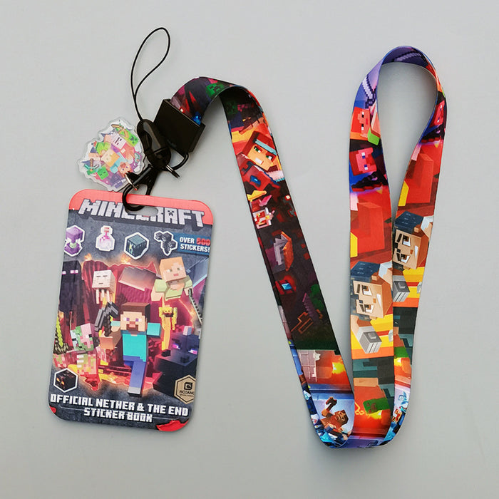 Wholesale Card Holder Long Cartoon Lanyard Keychain