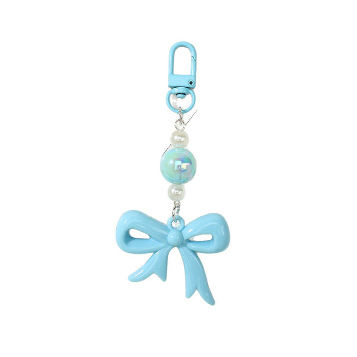 Wholesale Sweet Style Acrylic Bow Bag Charm - Red Decorative Gift Accessory MOQ≥2