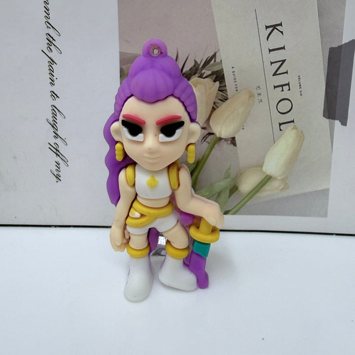Wholesale Anime  Keychain Charm Blind Box Figure Trendy PVC Backpack Pendant Boutique Resale Gift