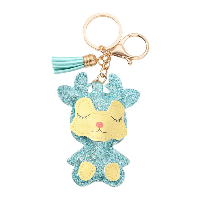 Wholesale Sequin Deer Keychain JDC-KC-RongRui031