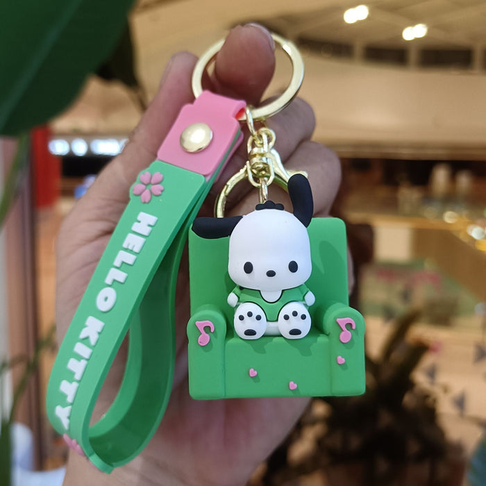 Wholesale PVC Cartoon Doll Keychain JDC-KC-KuangK006