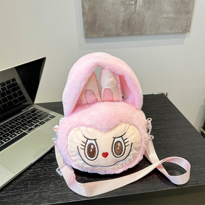 Wholesale Cartoon Cute  City Paradise  Crossbody Handbag Furry Crossbody
