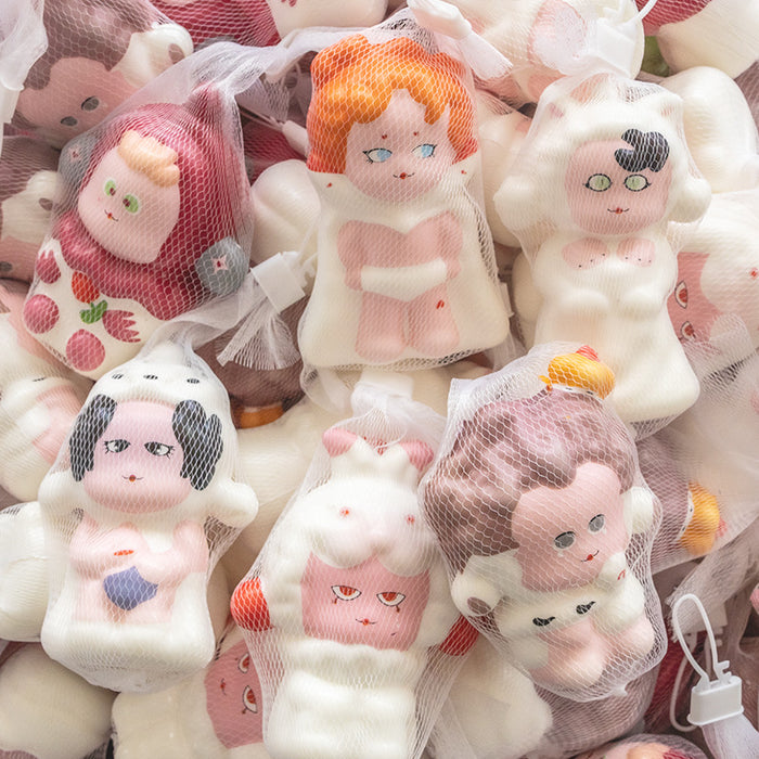 Wholesale 7pcs/set Decompression Internet celebrity hot-selling decompression children' s toy slow rebound pinch