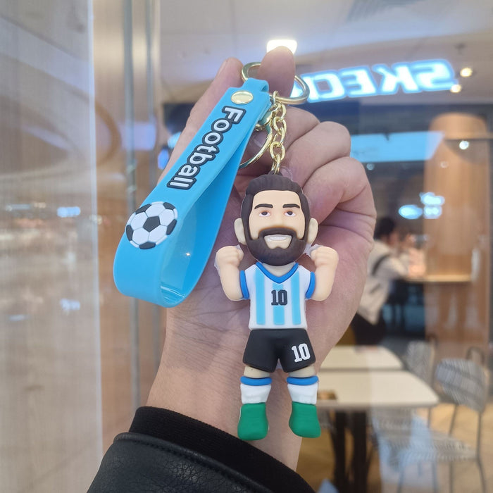 Wholesale Cartoon Football Commemorative Keychain
