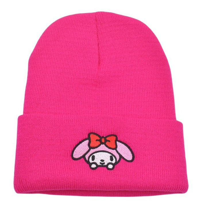 Wholesale Cartoon Embroidery Acrylic Wool Knitted Hat JDC-FH-Shengn004