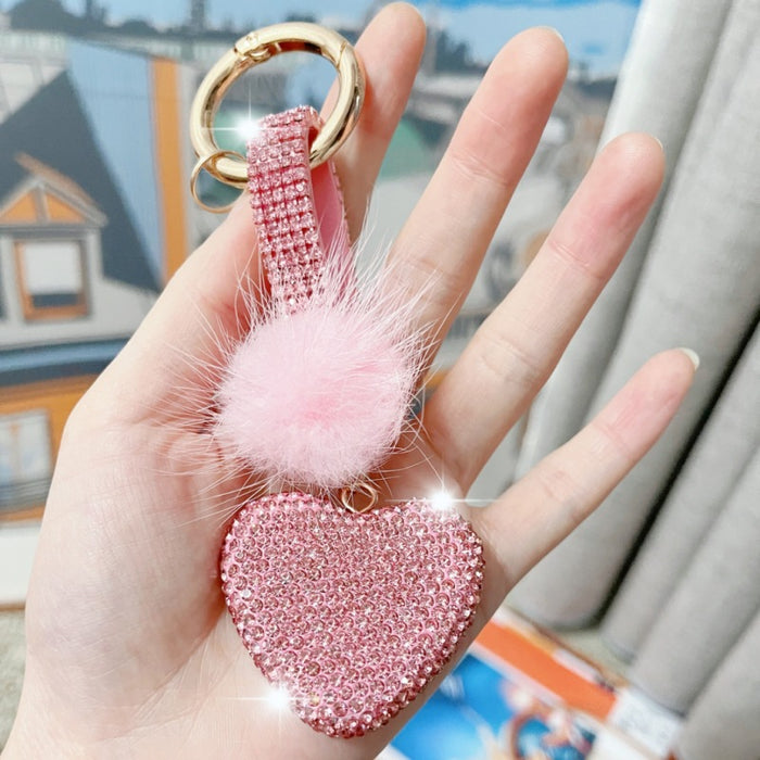 Wholesale Diamond Keychain Cute Cartoon Pendant JDC-KC-NaiLi001