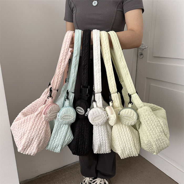 Wholesale New Fashionable Versatile Simple Single Shoulder Crossbody Bag