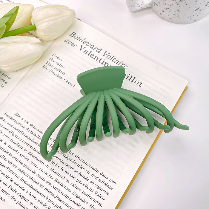 Wholesale Acrylic Hair Claw Clip - Large Chic Green Fashion Hair Accessory for Women Everyday Styling Gift