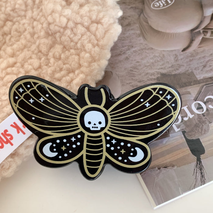 Wholesale Acrylic  series cartoon funny hairpins cartoon ghost pumpkin hair scratch head hair accessories