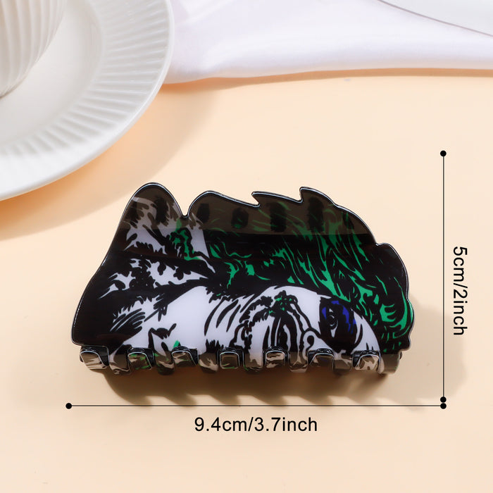 Wholesale  Dark Ghost Face Catching Cartoon Clown Hairclip Shark Clip Hair Ornament Female