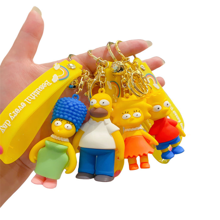 Wholesale PVC Cartoon Cute Doll Keychain JDC-KC-Yid024