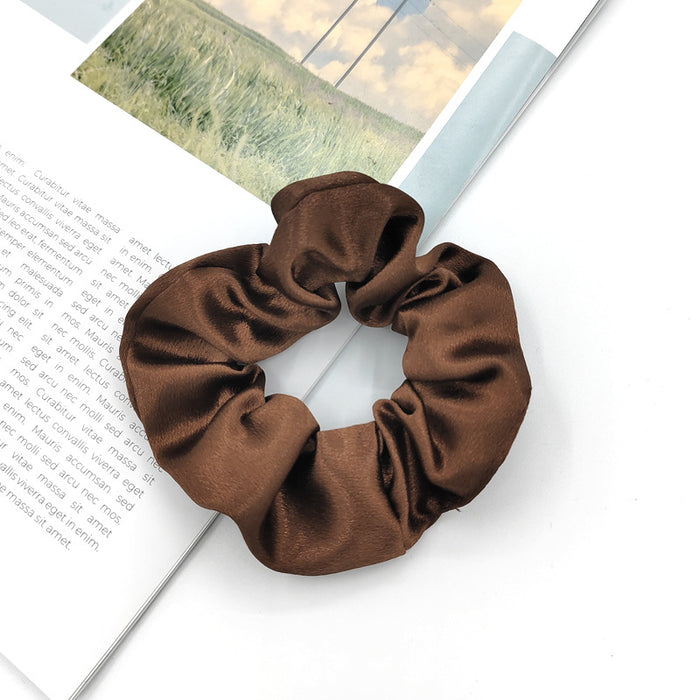 Wholesale Hair accessories: Solid color satin headband, retro and simple, large hair string