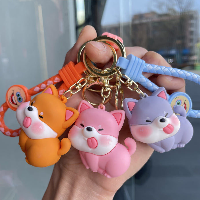Wholesale Cartoon keychain, cute cartoon doll, car keychain, couple's bag, pendant, small gift wholesale
