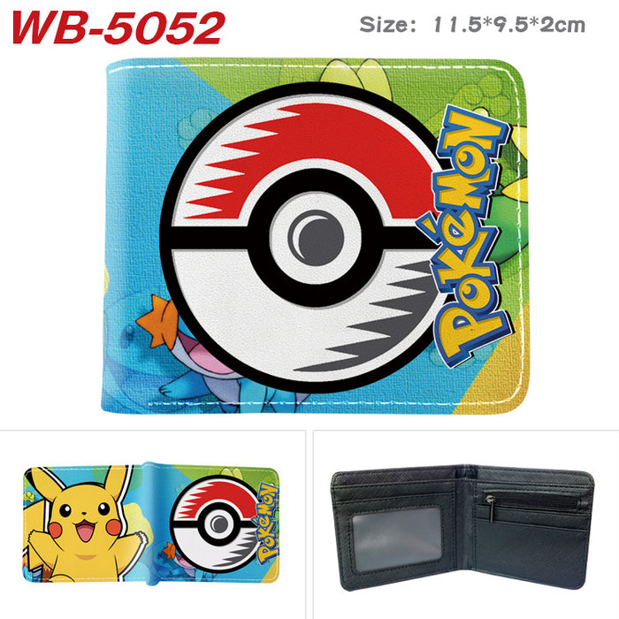 Wholesale Cute Anime Elf Pattern PU Bifold Wallet Short Card Holder Coin Purse Everyday Chic Fashion Accessory