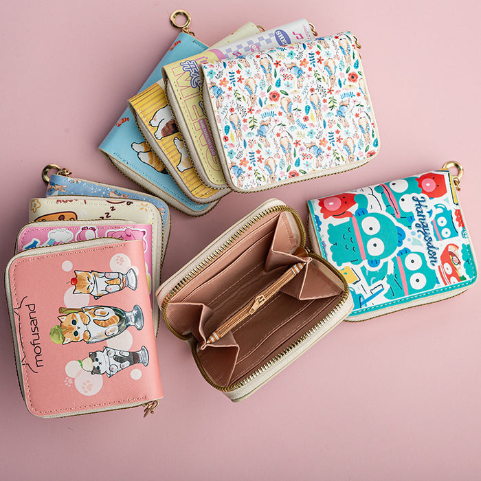 Wholesale Cute Cartoon Buckle Short Wallet
