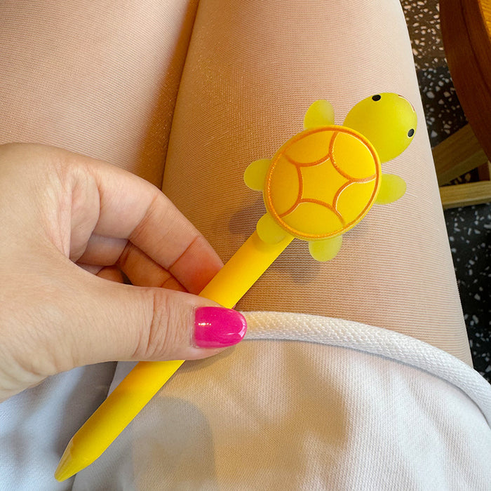 Wholesale Tortoise Ballpoint Pen Press-type Oil Refill  Cylindrical Pen Oil-based Ballpoint Pen