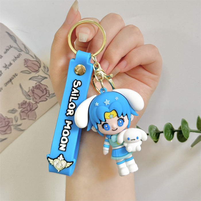 Wholesale Cartoon Silicone Doll Keychain JDC-KC-HaoXi018