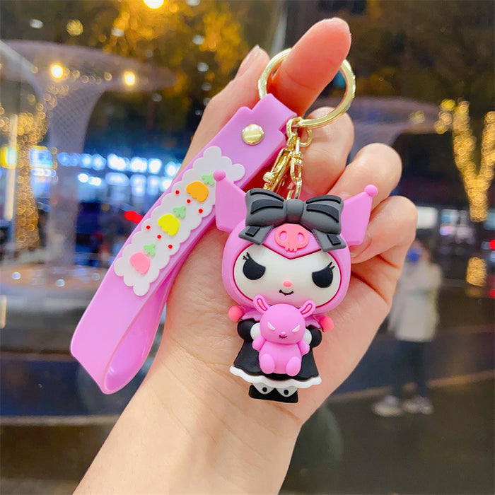 Wholesale Soft Rubber Cute Keychain JDC-KC-YueW001