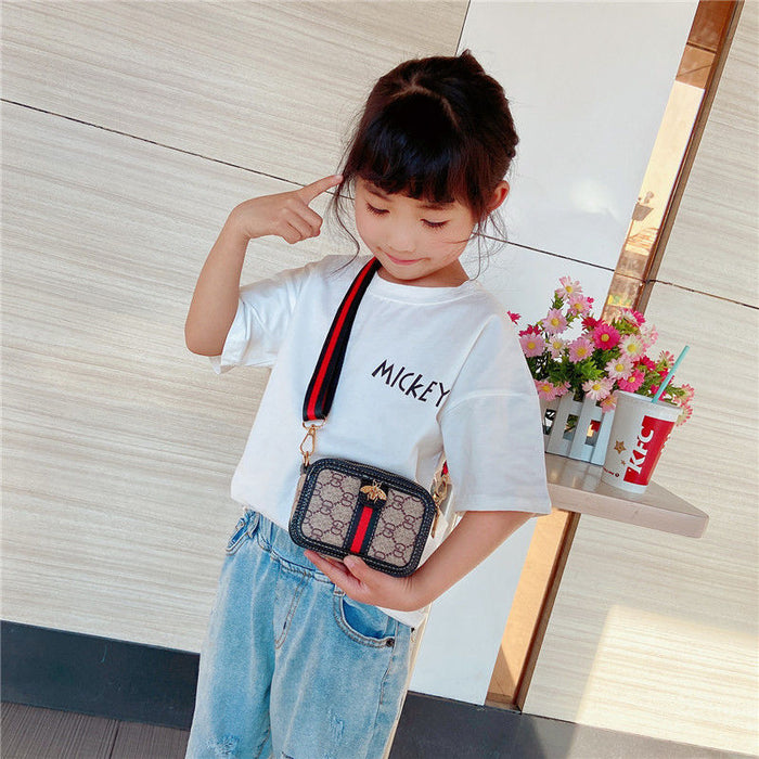 Wholesale Children's bag new crossbody bag cute and versatile little girl shoulder bag small bag