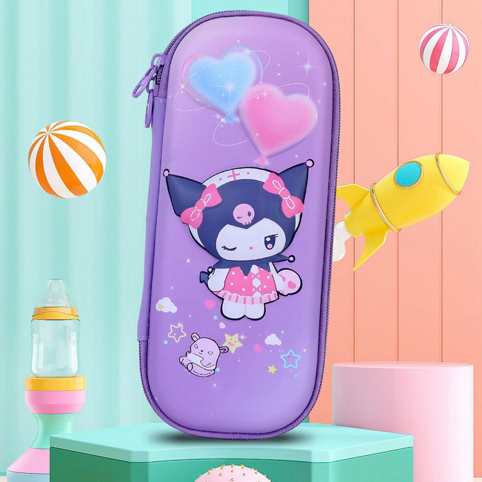 Wholesale New 3D Stereo Stationery Box for Primary School Students Cartoon Eva Pencil Case