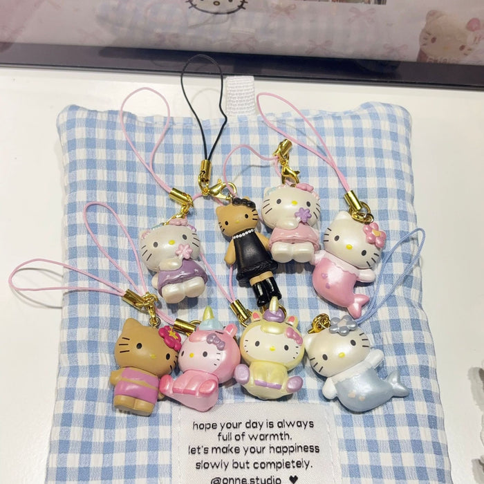 Wholesale Mermaid Black Cat Keychain