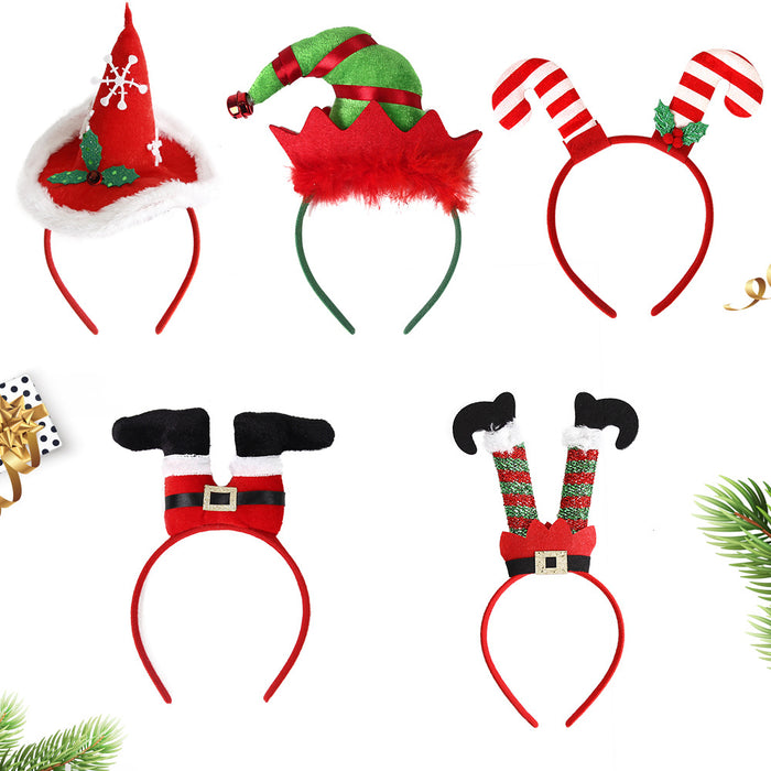 Wholesale Christmas Decorative Headband Elf Hat Headwear Party Supplies  Leg Headband