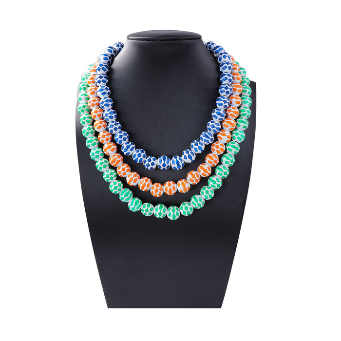 Wholesale Geometric Ball Ornaments Elegant and Fashionable Women's Multi-Layer Necklace