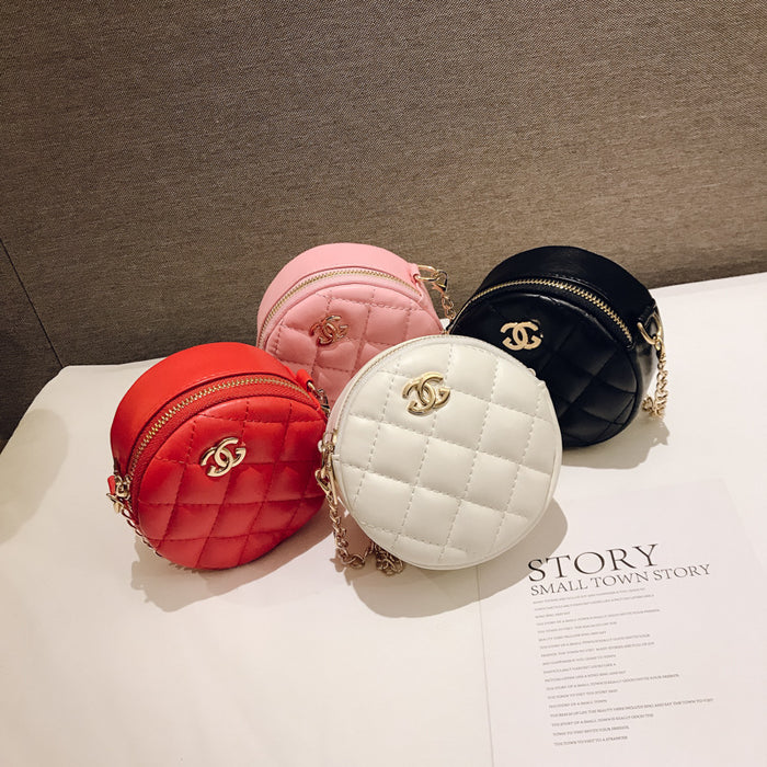 Wholesale Princess Small Round BagChildren's Bag Chain Bag Cute Shoulder Crossbody Bag Children's Change Decorative Bag