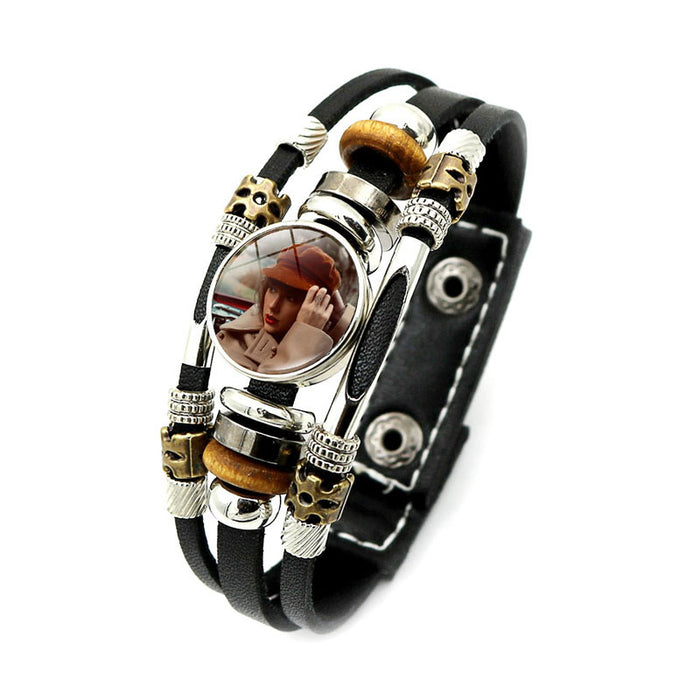 Wholesale Multi-layer Leather Beaded Bracelets JDC-BT-HengX030