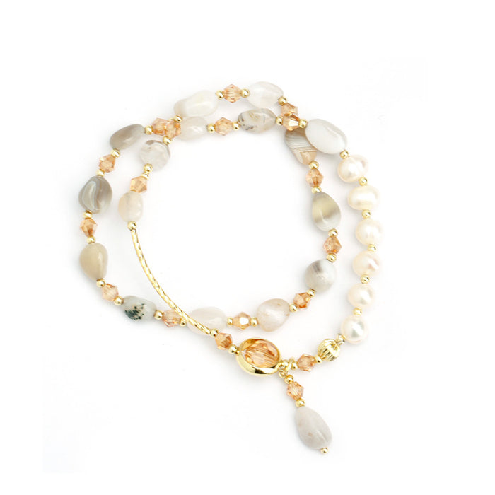 Wholesale Pearl Multi-layer Bracelet Niche Creative Design Bracelet Fashion Elegant High-end Jewelry Women