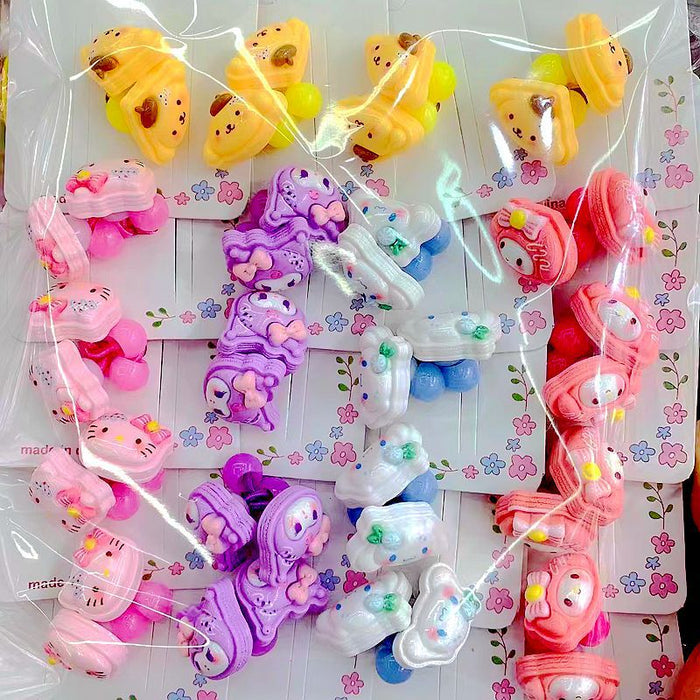 Wholesale 20PCS Children's Cartoons Plastic Hair Rope JDC-HS-Yuwei001