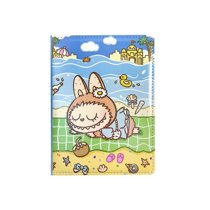Wholesale 5pcs Seaside notebook full color page leather book cute cartoon hand account book student notepad diary