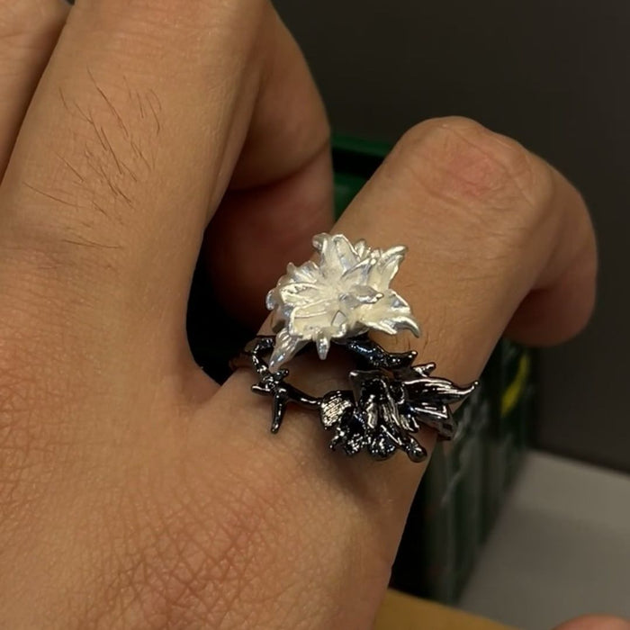 Wholesale Black and White Bipolar Disorder Ring