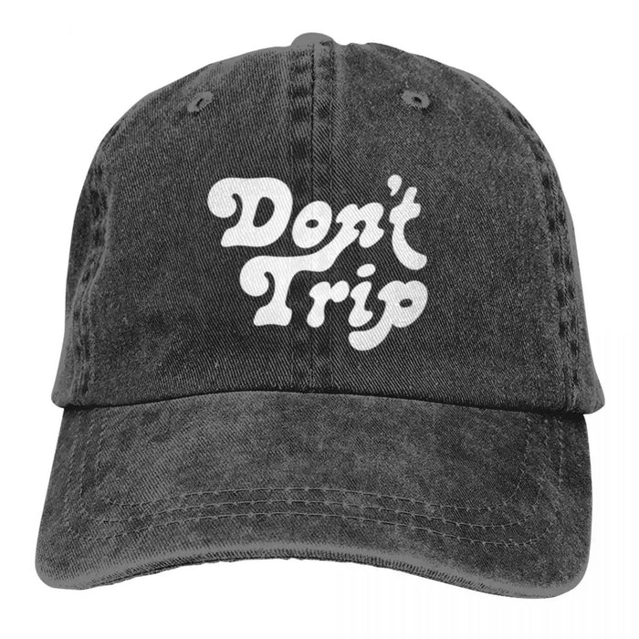 Wholesale Don T Trip Print Funny Baseball Cap Trendy Adjustable Sun Hat For Summer Casual Fashion Accessory Gift