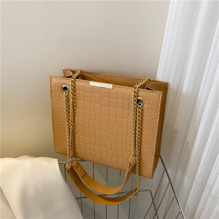 Wholesale Shoulder Bag PU Casual Chain Solid Color  JDC-SD-XXH002