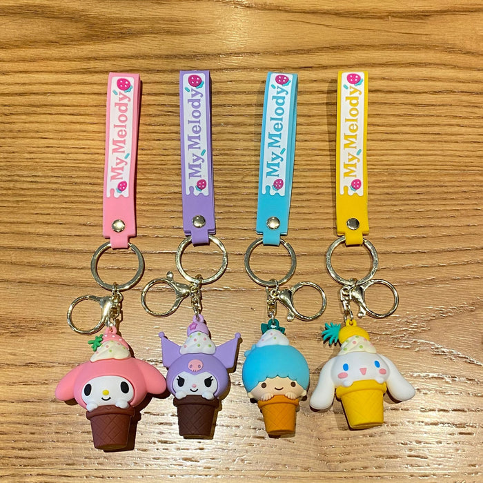 Wholesale Silicone Cartoon Doll Keychain JDC-KC-MingT081