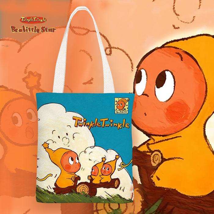 Wholesale Cartoon print canvas shoulder bags