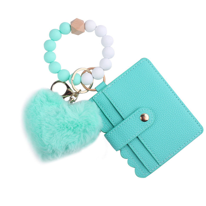 Wholesale  Cartoon Plush Love Card Bag Jewelry