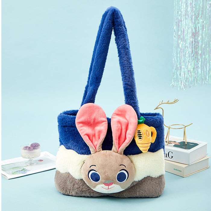 Wholesale Plush Bag Cartoon Cute Shoulder Bag Girls Plush Shoulder Large Capacity Women's Bag JDC-SD-YiSheng006