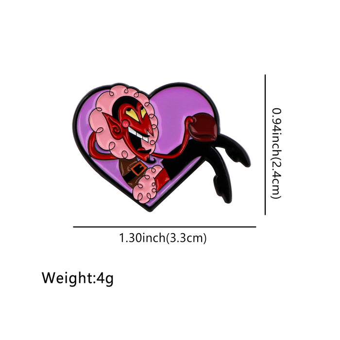 Wholesale 5pcs Animation Series Brooch Badge Clothing Backpack Alloy