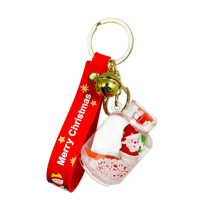 Wholesale Floating Bottles Acrylic Keychains JDC-KC-ManM112