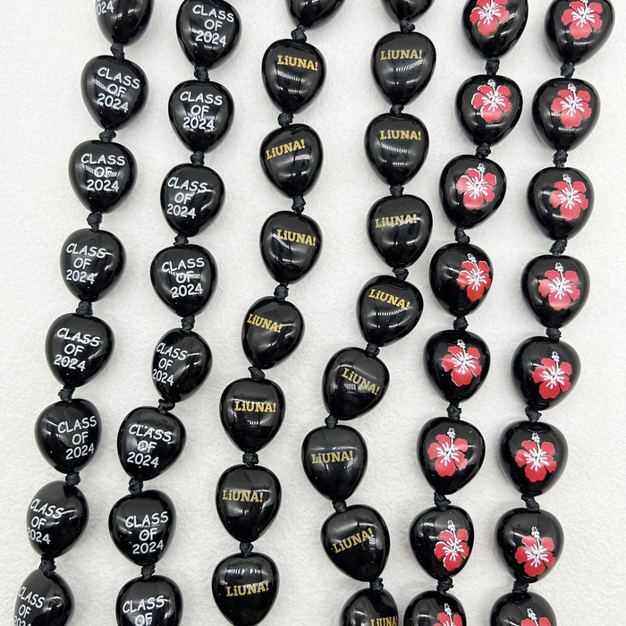 Wholesale Acrylic Imitation Nut Ribbon Knot Graduation Season Ribbon Wreath Necklace