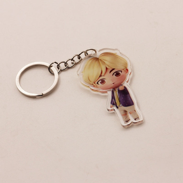 Wholesale Cartoon Frosted Acrylic Keychain JDC-KC-HanTian006