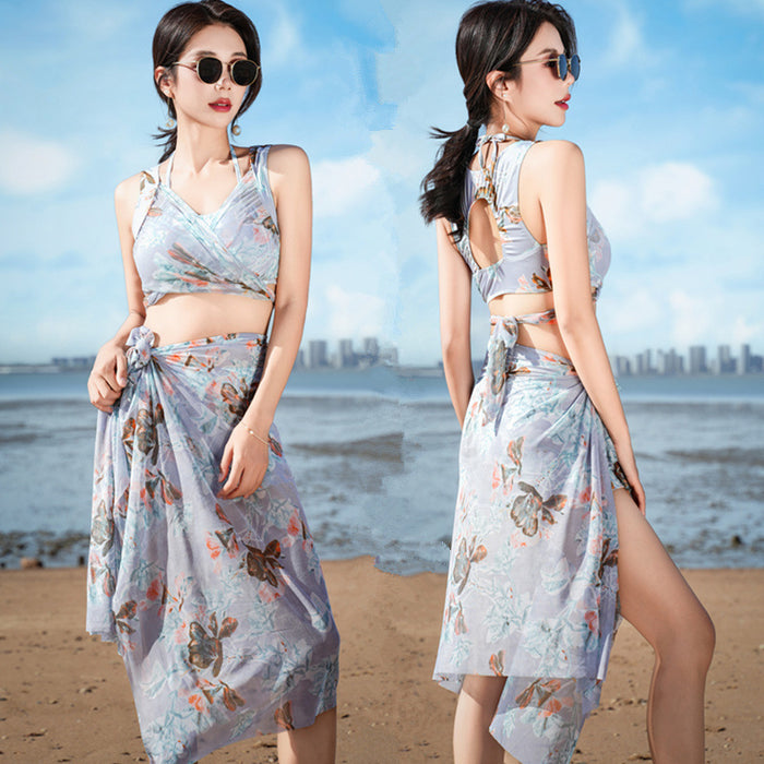 Wholesale New swimsuit, swimsuit, split bikini three piece set