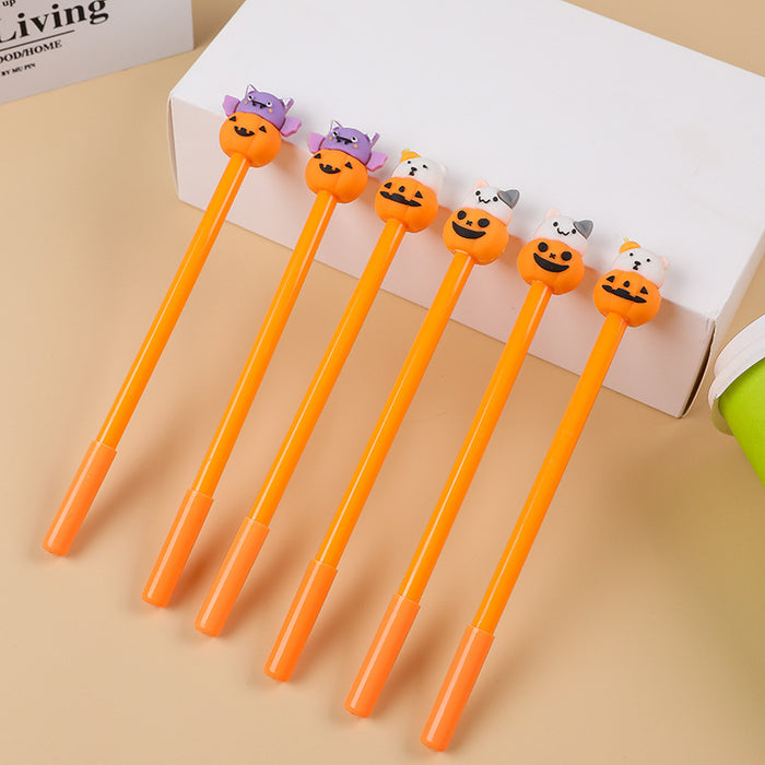 Wholesale Halloween Pumpkin Ghost Plastic Gel Pen JDC-PN-KuBei004