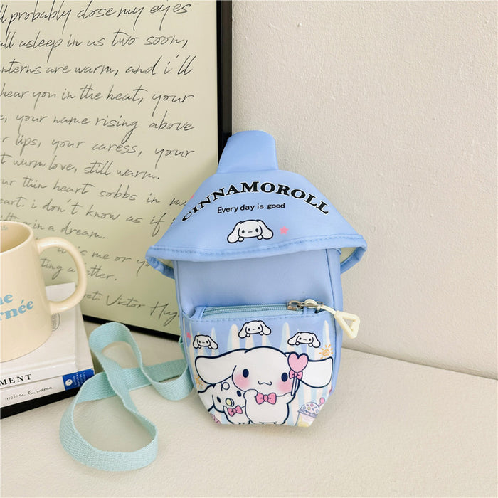 Wholesale Outdoor diagonal cross bag for children, cute chest bag, cartoon kindergarten chest bag, nylon coin purse for elementary school students