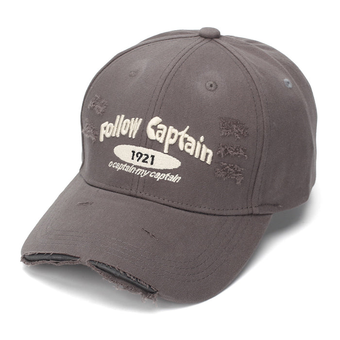 Wholesale Trendy Vintage Distressed Baseball Cap with Embroidery Lettering