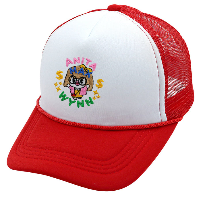 Wholesale Cotton Embroidered Trucker Hat Summer Mesh Cap Baseball Cap JDC-FH-HaiPu003