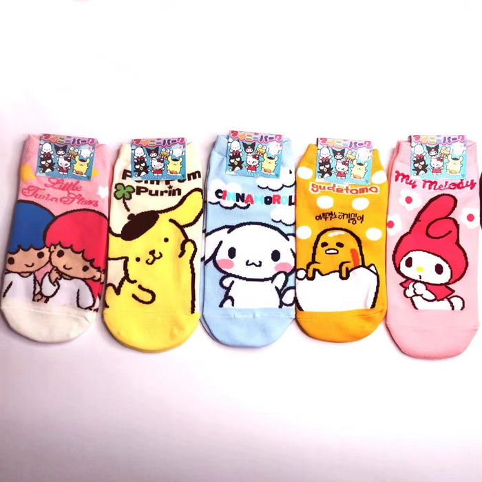 Wholesale Cotton Cartoon Short Socks JDC-SK-Xiasi006