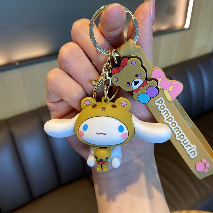 Wholesale Cartoon Doll Silicone Keychain JDC-KC-MingT059